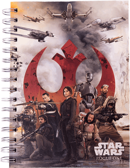 Rogue One Choose A Side A5 Spiral Notebook - Rogue One Movie Posters Original Best Star Wars Posters (600x600), Png Download