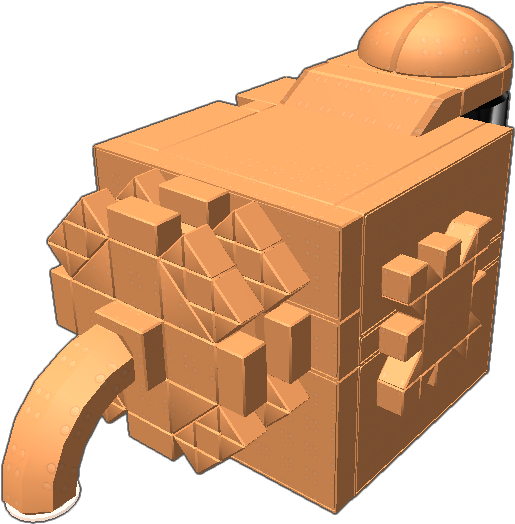An Old Ancient Machine Able To Give Life To Cartoon - Bendy And The Ink Machine Old Boris Full Body (768x768), Png Download