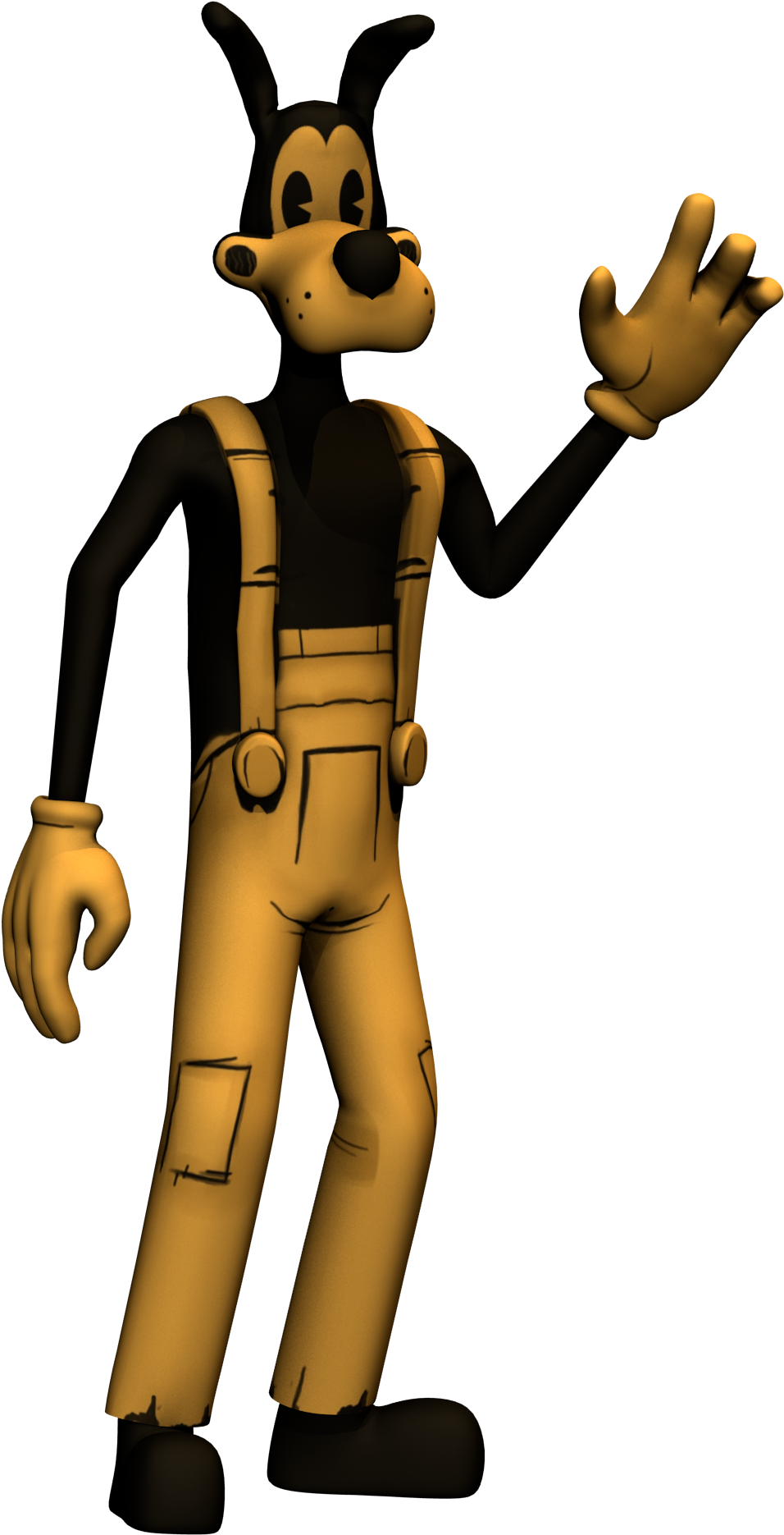 Boris Render - Boris Render - Bendy And The Ink Machine Fighters (1080x1920), Png Download