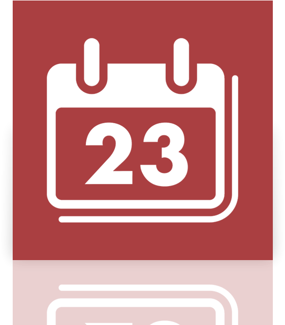 Mirror, Ical Icon - Calendar Icon (640x640), Png Download