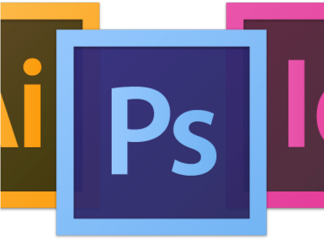 Photoshop Logo Clipart Indesign - Graphic Design (640x480), Png Download