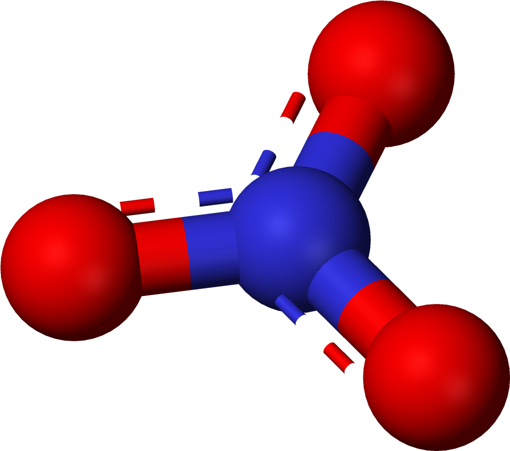 Nitrate 3d Balls - Potassium Nitrate 3d Model (1100x984), Png Download