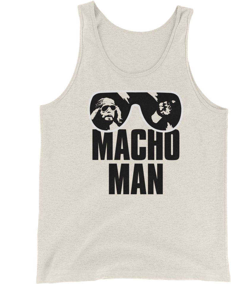 "macho Man" Randy Savage "sunglasses" Unisex Tank - Active Tank (1000x1000), Png Download