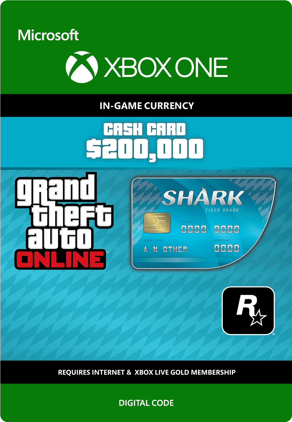 Grand Theft Auto Online - Shark Card 200.000 (1180x1650), Png Download
