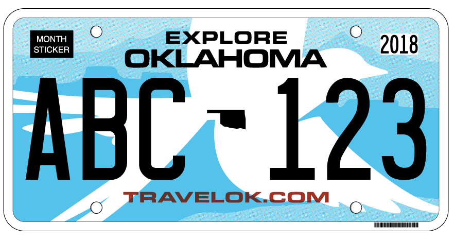 Mary Fallin On Monday Announced A New, Distinctive - Current Oklahoma License Plates (882x468), Png Download