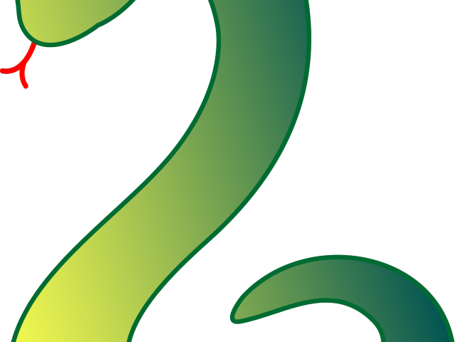 Serpent Clipart Snake Head - Snake Simple (640x480), Png Download