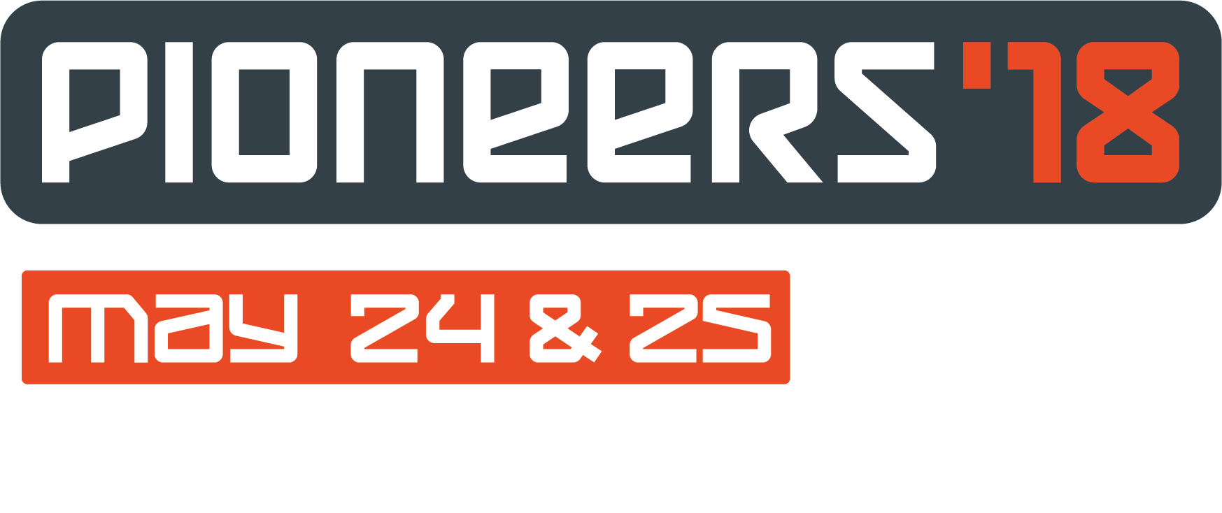 Blurred Frontiers - Pioneers 2018 (1747x734), Png Download