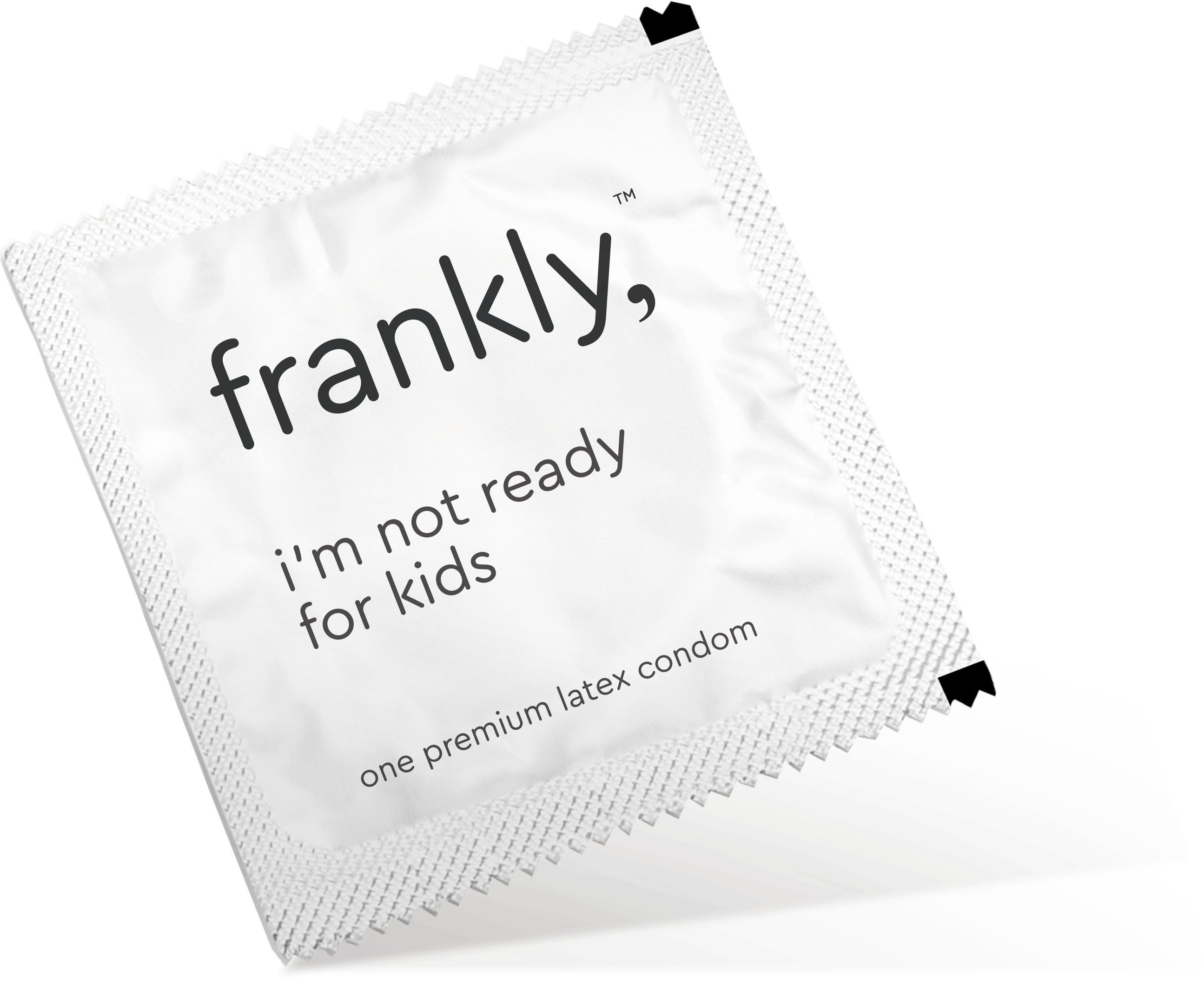 Frankly, Trifold Condom - Label (2837x2341), Png Download