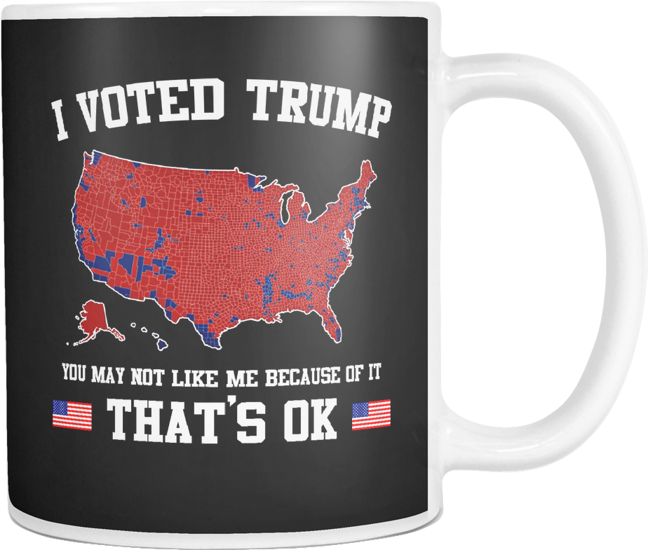 I Voted Trump Mug - Mug (1024x1024), Png Download