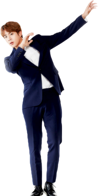 Jin, Jimin And Jhope Festa Pngs - Kim Seokjin Birthday (500x667), Png Download