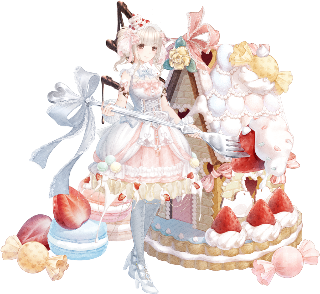 Dream Dessert - Love Nikki Dream Dessert (1280x1215), Png Download