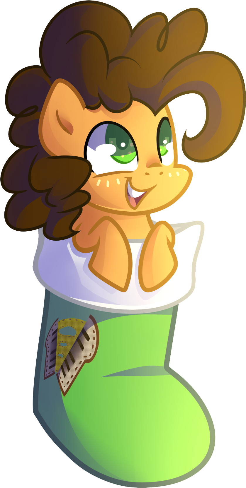 Cheese Sandwich Stocking By Drawntildawn Cheese Sandwich - Derpy Hooves (839x1667), Png Download