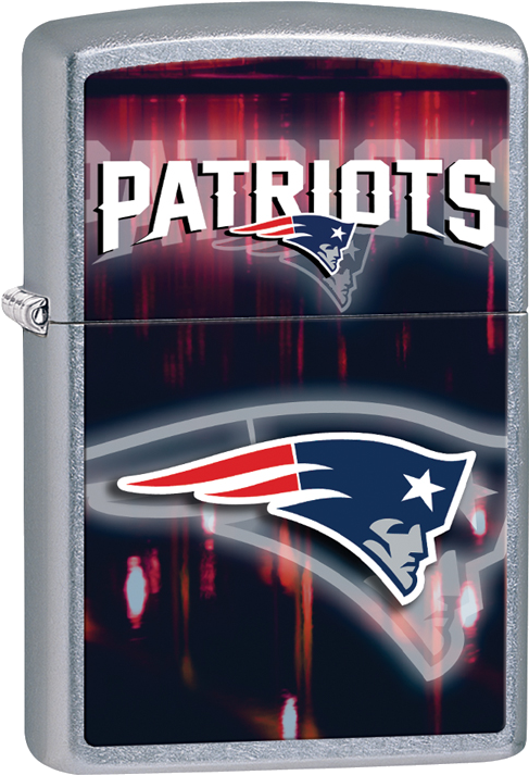 New England Patriots - Zippo New England Patriots (535x758), Png Download