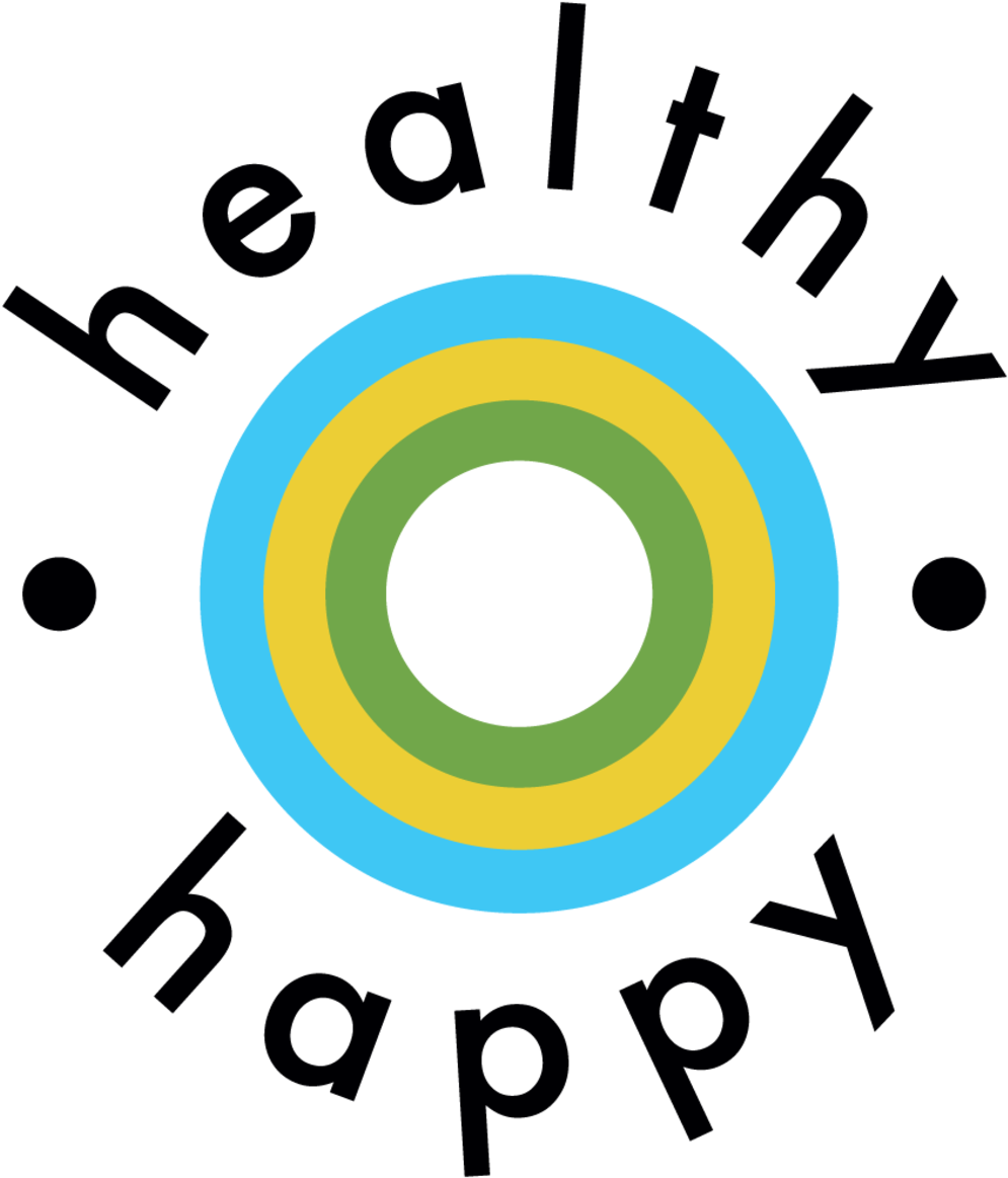 Healthy Happy Hour Logo - Circle (1162x1200), Png Download