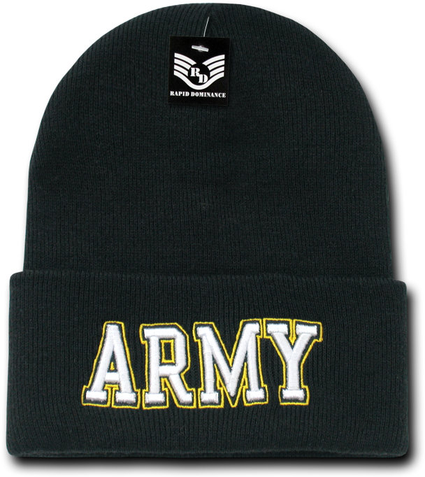 Rapid Dominance Us Army Text - Beanie (700x700), Png Download