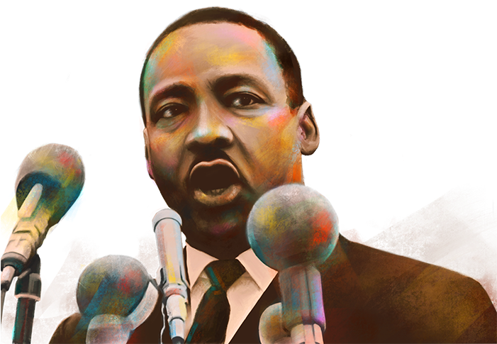 Martin Luther King Jr - Martin Luther King Jr. (700x500), Png Download