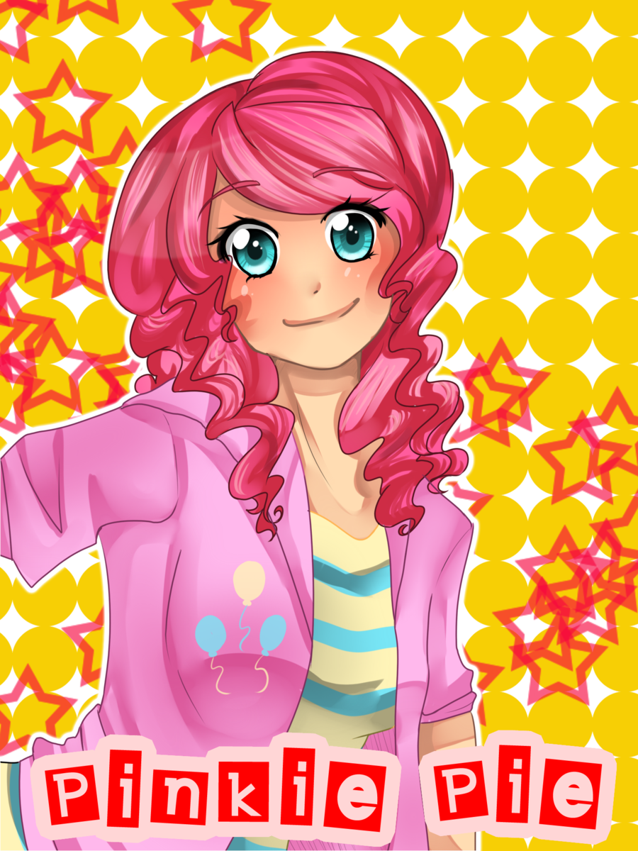 Human Pinkie Pie - Cartoon (900x1200), Png Download