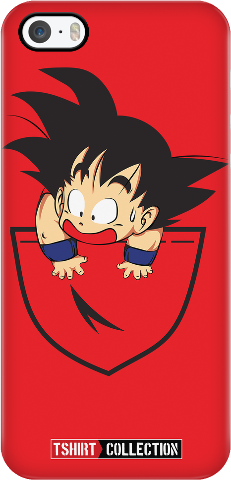 Super Saiyan Goku Kid In Pocket Iphone 5, 5s, 6, 6s, - Cartoon (1024x1024), Png Download