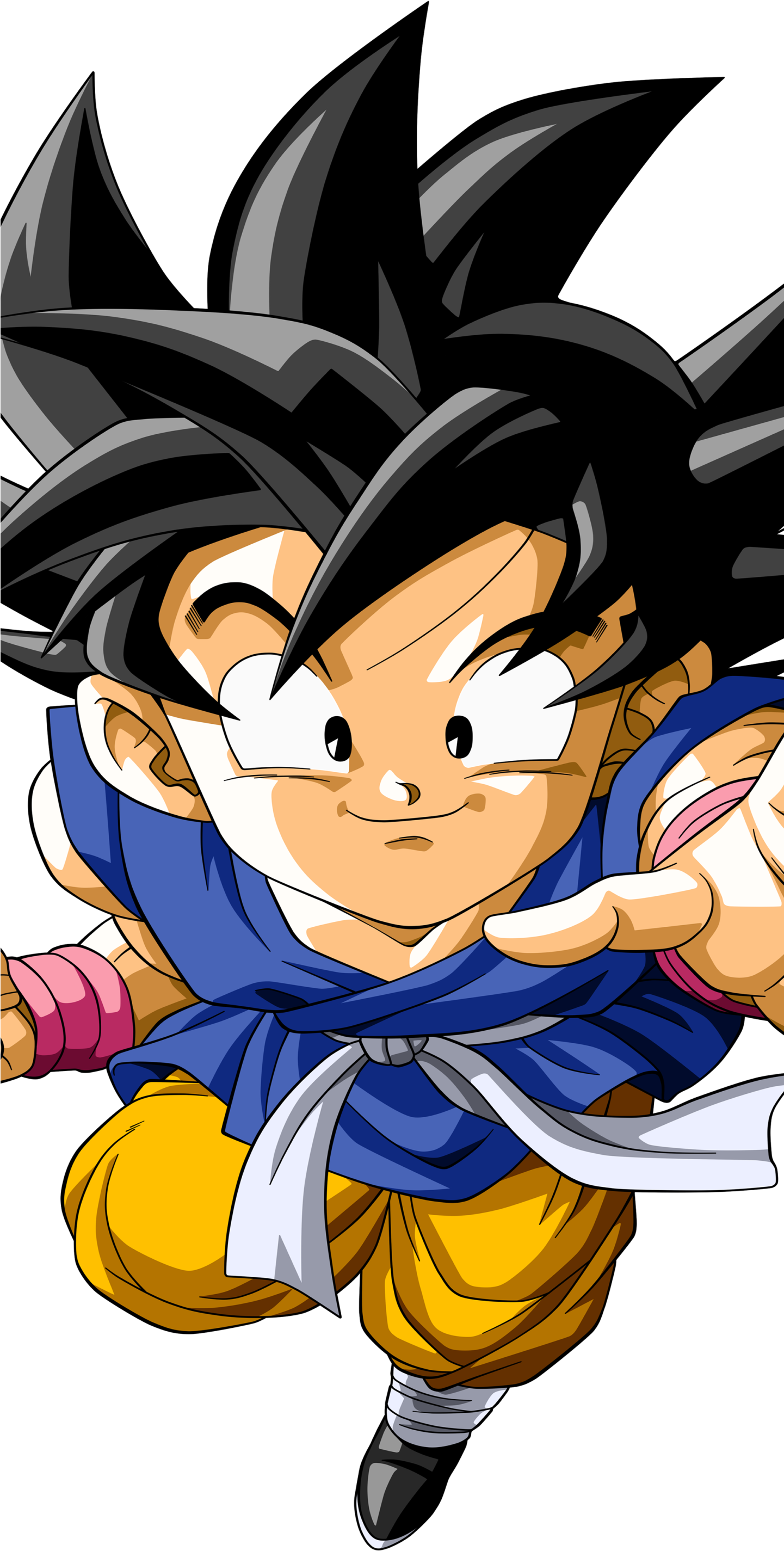 Kid Goku Anime / Dragon Ball Gt Mobile Wallpaper - Dragon Ball Transparent Background (1440x2960), Png Download