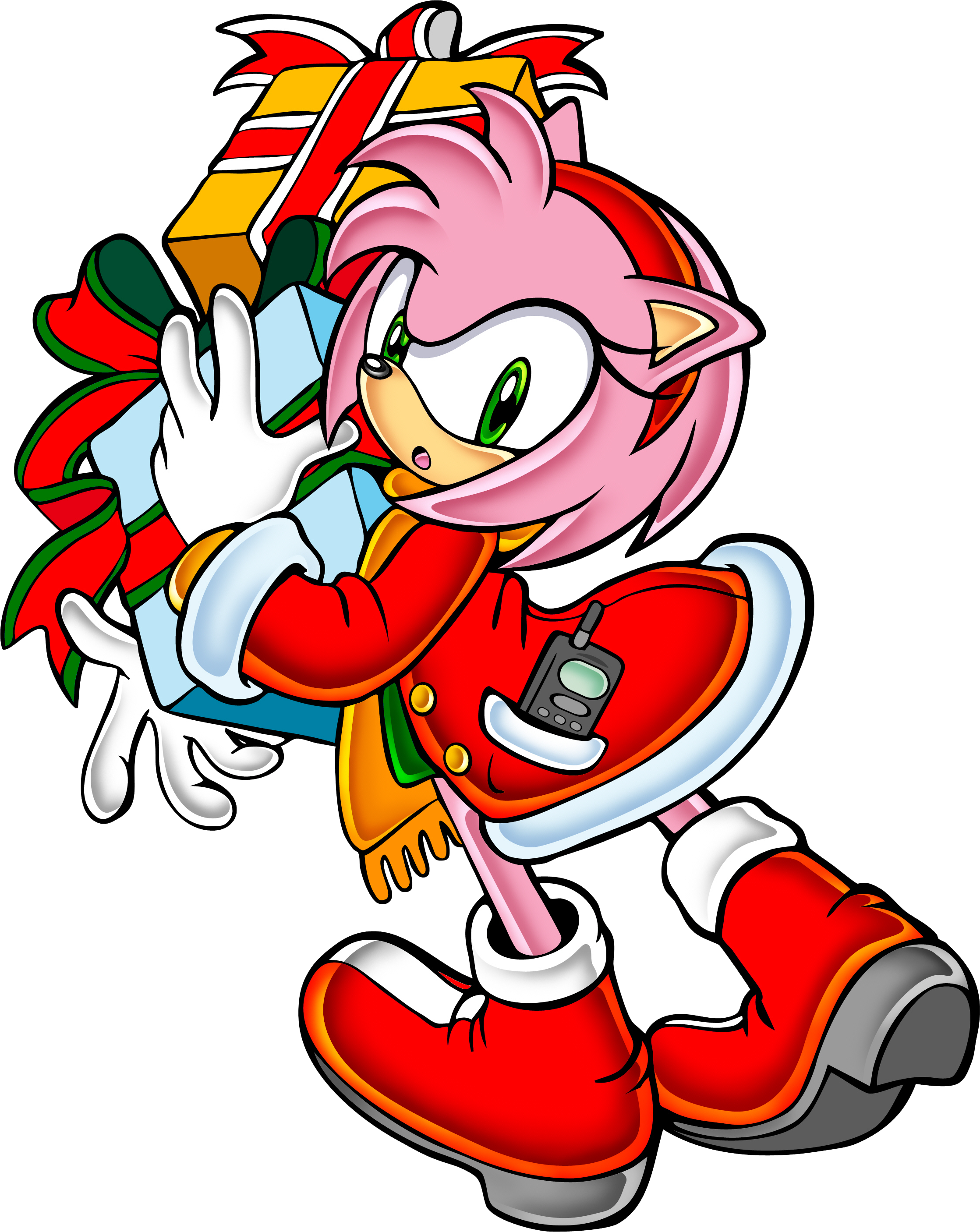 27, 2 July 2011 - Amy Rose Christmas (2237x2812), Png Download
