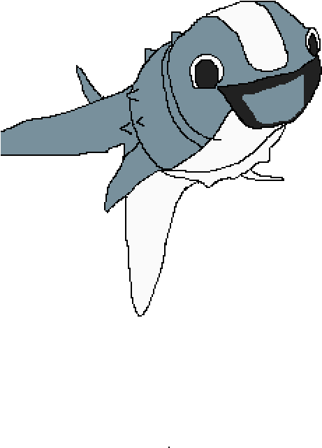 Cutefish From Subnautica - Cartoon (1000x1000), Png Download