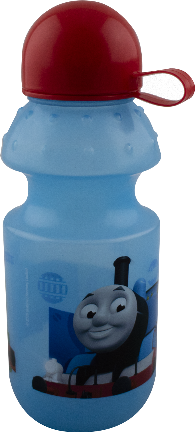 Thomas The Tank Engine 414ml Pp Squeeze Bottle (760x1598), Png Download