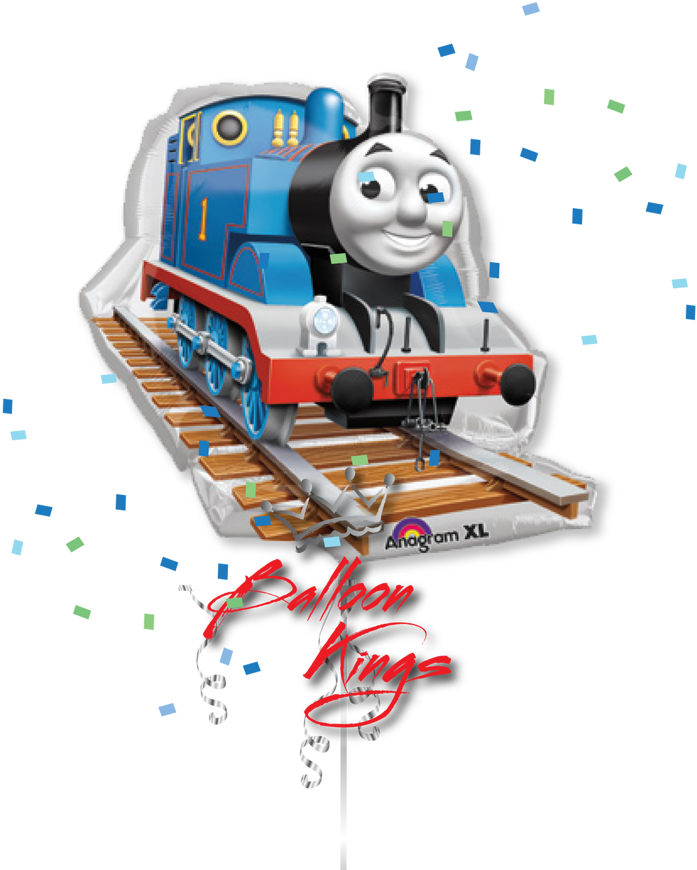 Thomas The Tank - Balony Tomek I Przyjaciele (1280x1280), Png Download