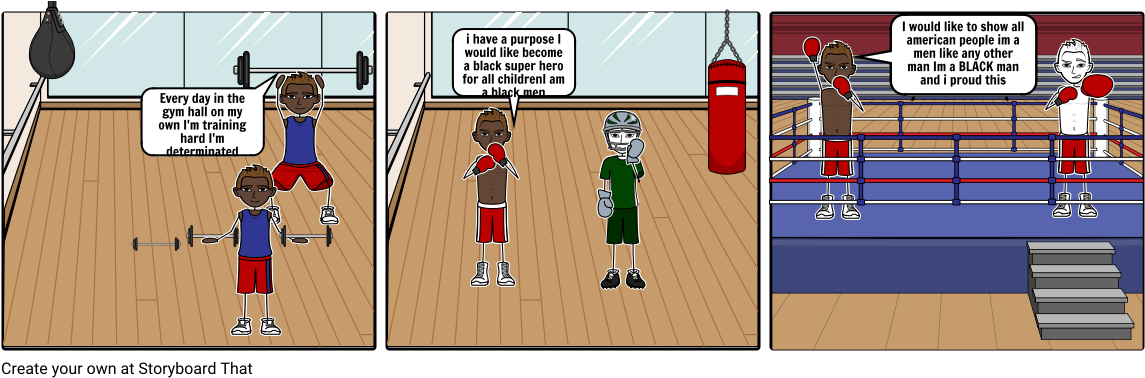 Boxing - Cartoon (1164x385), Png Download