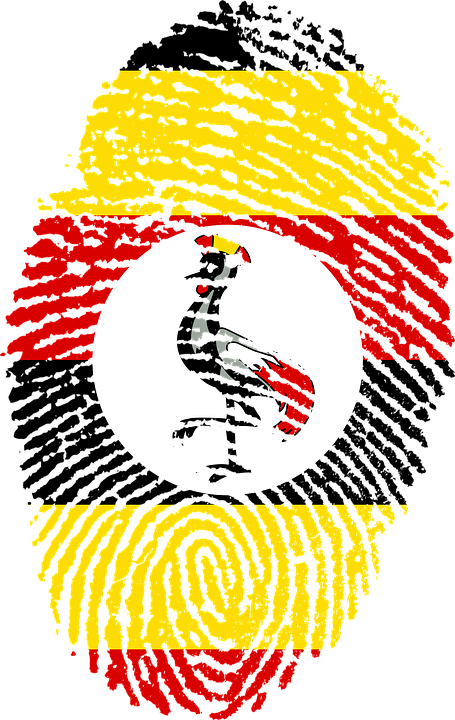 Uganda, Flag, Fingerprint, Country, Pride, Identity - Uganda Flag (455x720), Png Download
