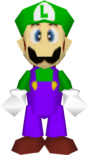 Download Zip Archive - N64 Super Smash Bros Luigi (750x650), Png Download
