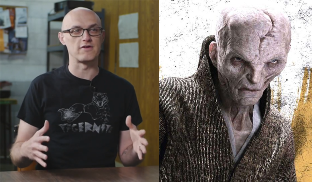 Jack's Twin - Star Wars Viii Snoke (1400x1000), Png Download