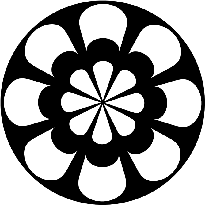 Candy Corn Flower - Gobo Flower (800x800), Png Download