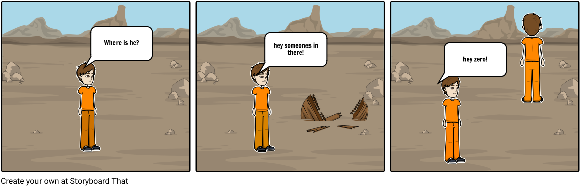 Stanly Runs Away To Find Zero - Spanish Explorers Storyboard (1164x385), Png Download