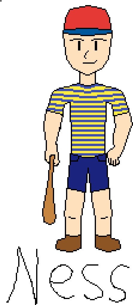 Ness - Cartoon (600x1024), Png Download