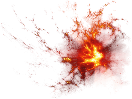 Explosion Clipart Shockwave - Transparent Fire Spark Png (640x480), Png Download