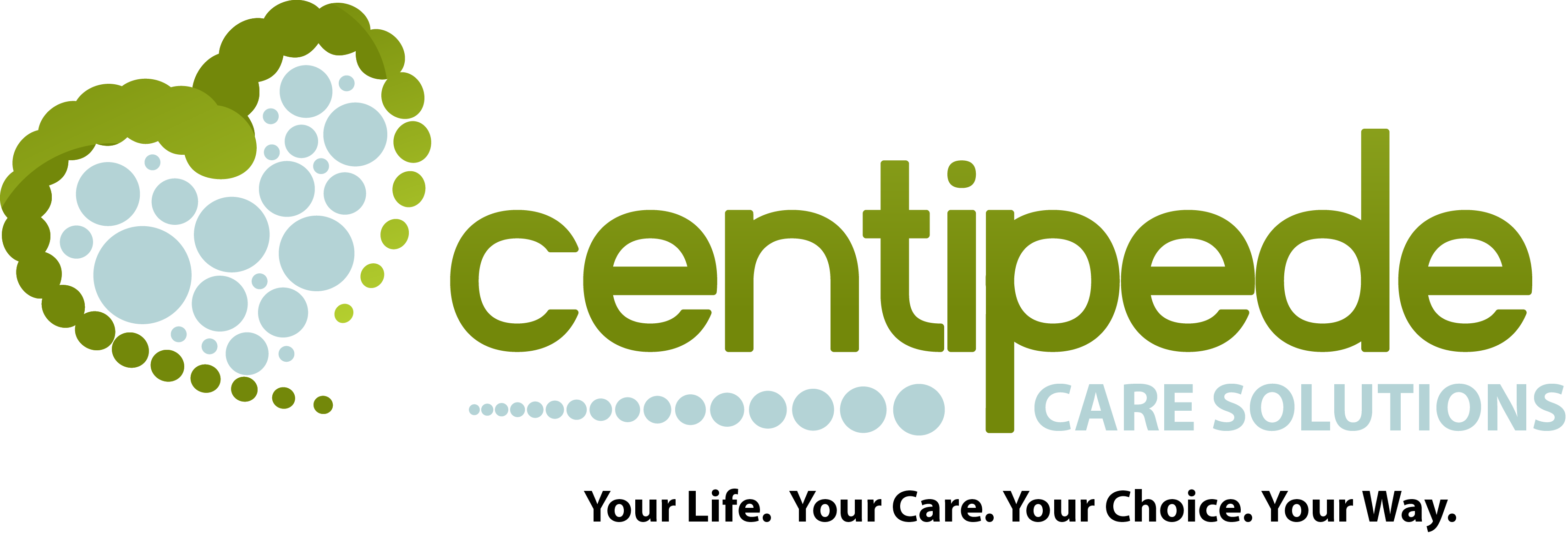 Centipede Cares - - Graphic Design (3421x1164), Png Download