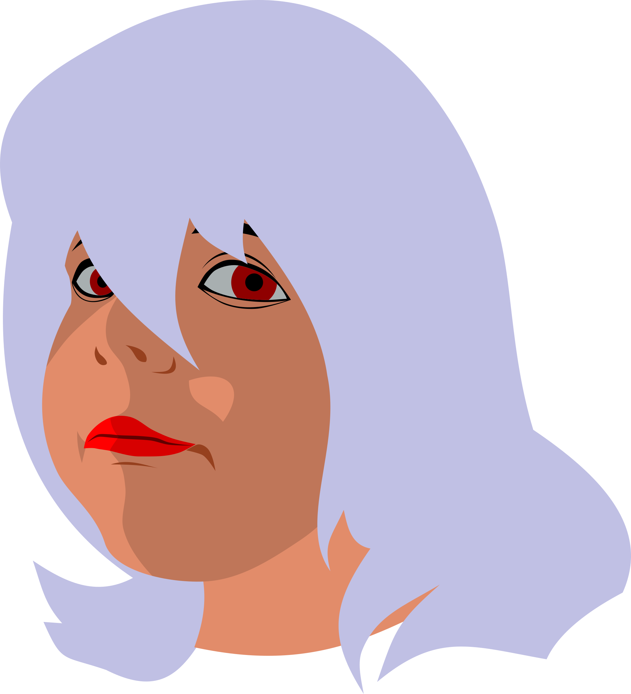 This Free Icons Png Design Of Beautyno12 Unobtrusiveness (2182x2400), Png Download