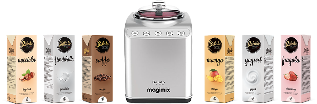 Magimix “gelato Expert Compressor” 6 Bricks - Turbine À Glace Magimix (1063x600), Png Download