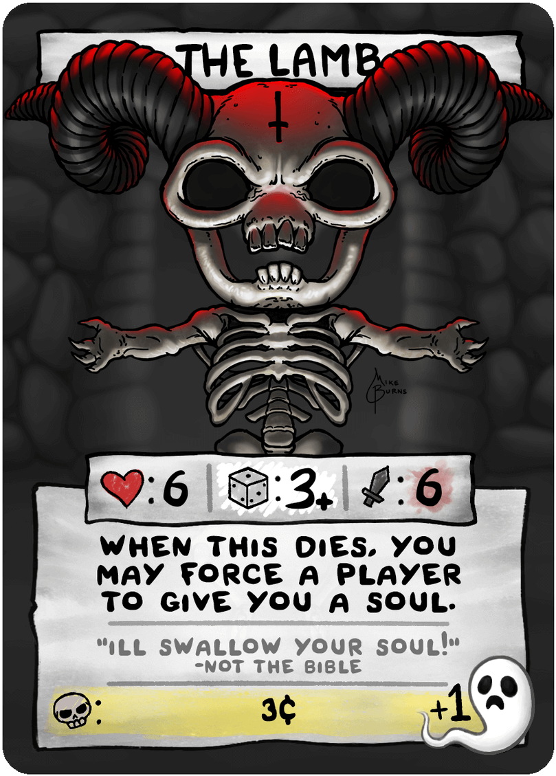 Binding Of Isaac Four Souls (880x1200), Png Download