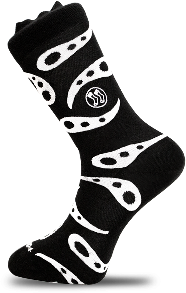 India Paisley Black Sock - Sock (1024x1024), Png Download
