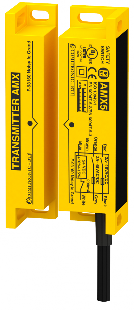 Safety Switch Stand Alone - Amx 5 Safety Switch (433x1000), Png Download