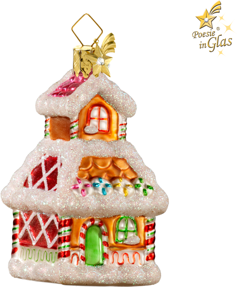 Gingerbread House - Christmas Day (1000x1000), Png Download