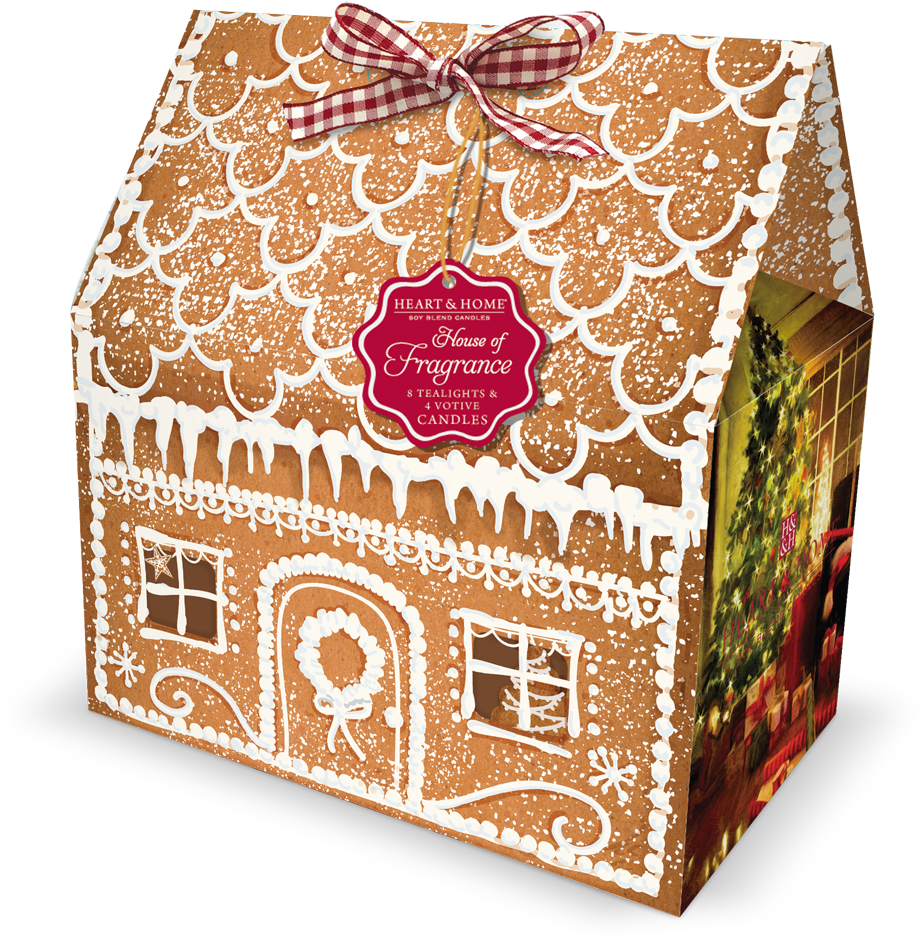 Gingerbread House (1430x1177), Png Download
