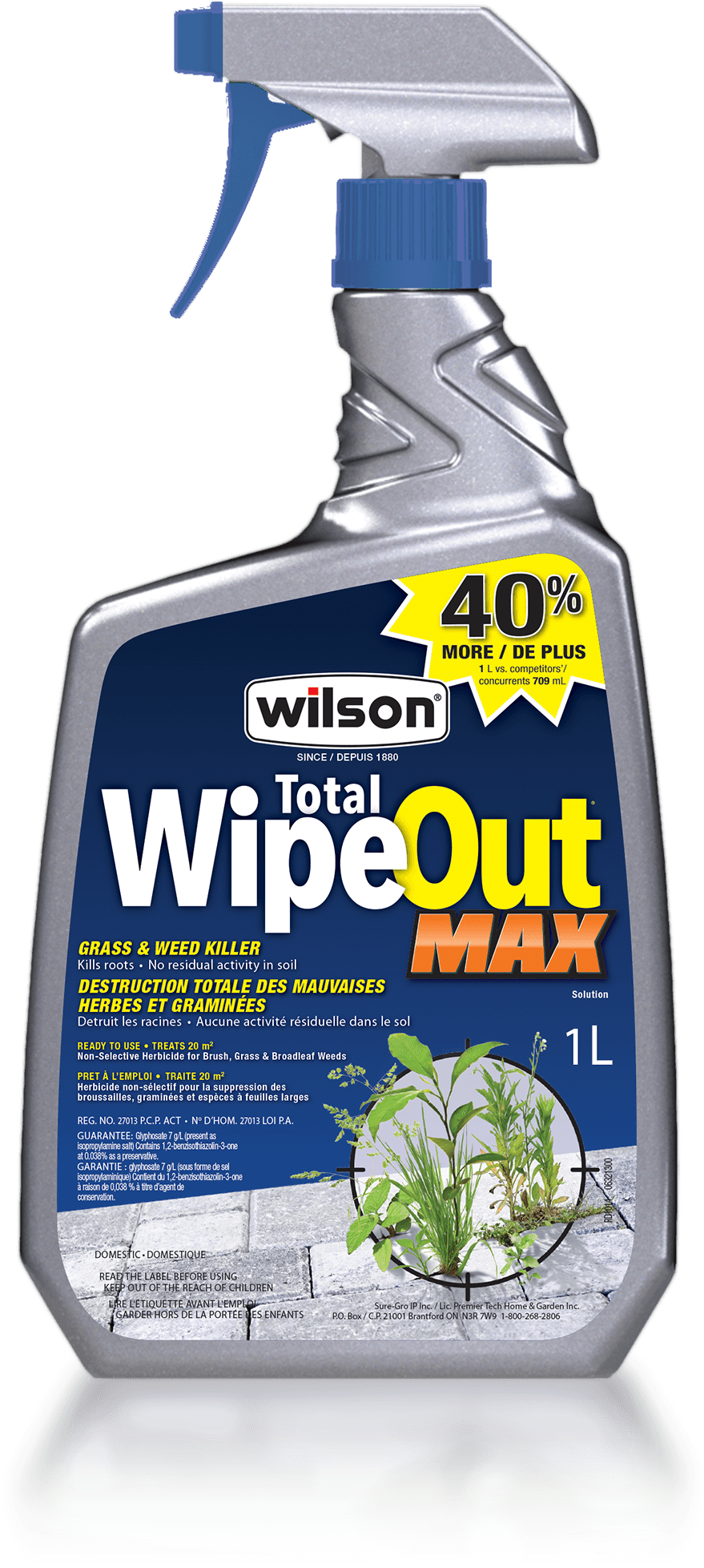 Wilson Total Wipeout Max - Herbicide (2160x2160), Png Download