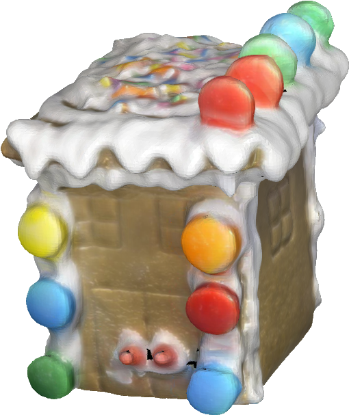 Gingerbread House (960x960), Png Download