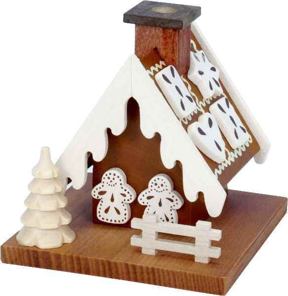 Gingerbread House, Incense Smoker - Ulbricht Räucherhäuser (600x614), Png Download