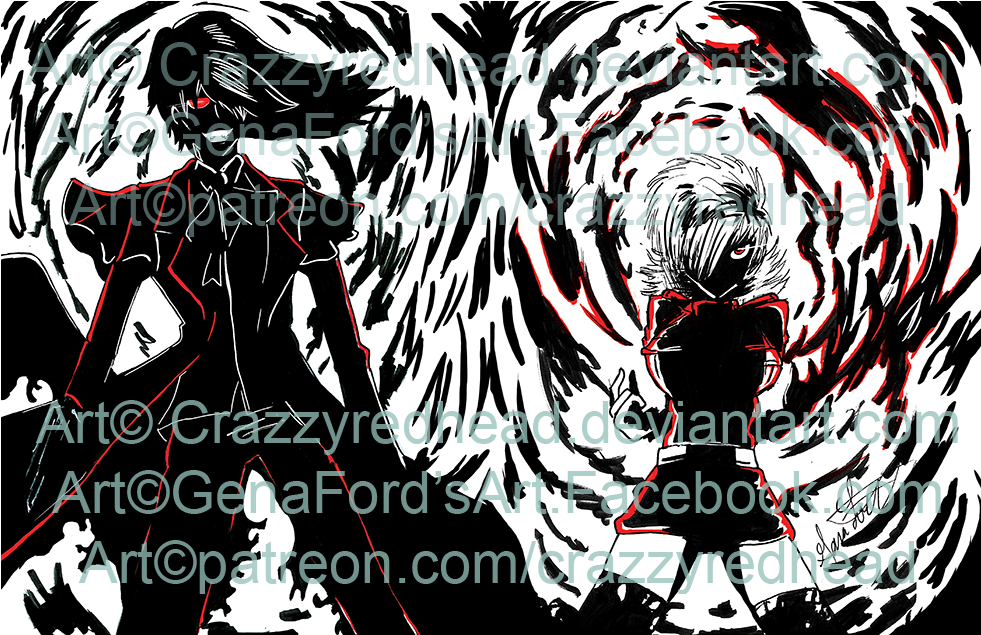 Alucard, Seras Poster - Illustration (980x980), Png Download
