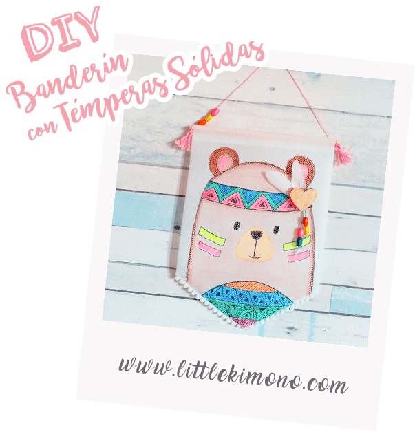 Banderín Con Témperas En Stick @fixokids - Craft (629x646), Png Download