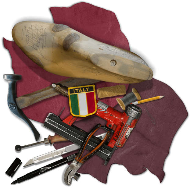 All Custom Shoes Are Handmade By Master Italian Craftsman - Ranged Weapon (623x617), Png Download