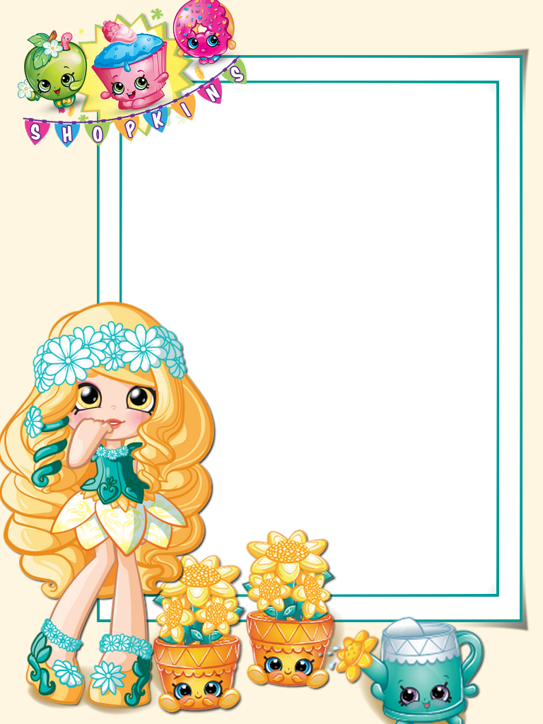 Shopkins, Booth Ideas, Photo Booth, Stationary, Invitations, - Cartoon (768x1024), Png Download